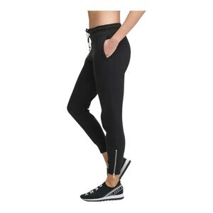 DKNY Sport Cotton Jogger Pants – Black, M